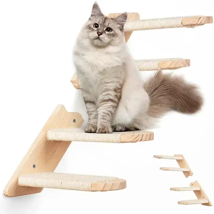 Étagère d'escalade murale réversible pour chat