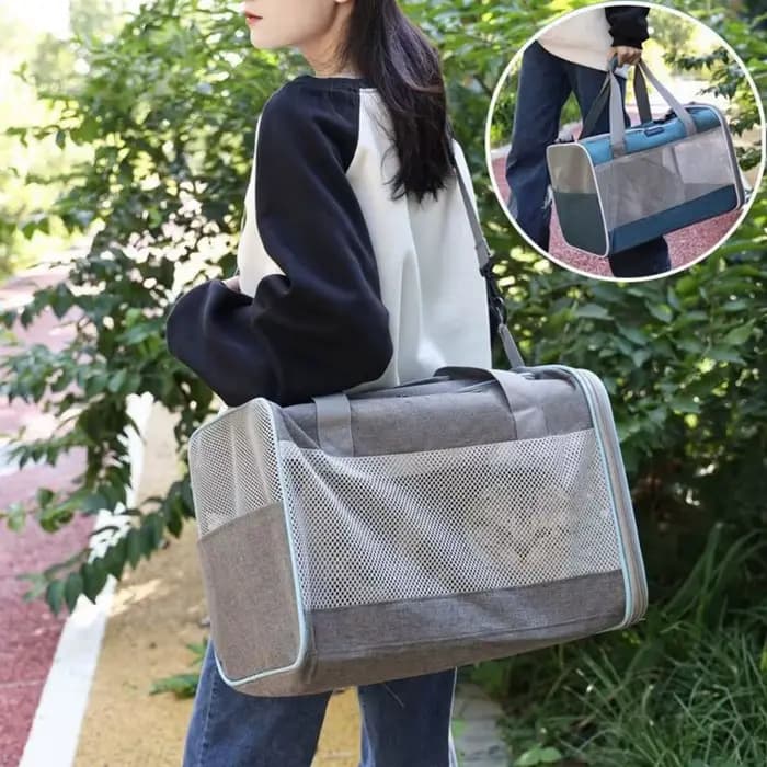 Sacs de transport pour chat en maille pliables