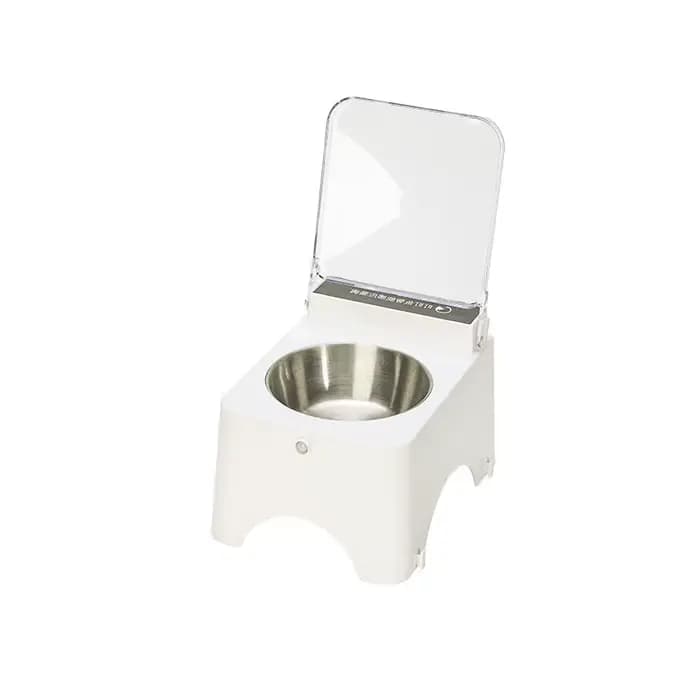 Gamelle automatique pour chat et chien avec couvercle ouvrant