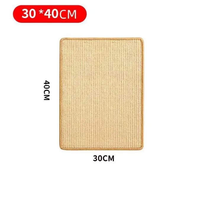 Tapis à gratter en sisal pour chat, poteau à gratter anti-chute de poils, planche à gratter murale, jouet pour chat, protection de canapé, jouet pour animaux de compagnie