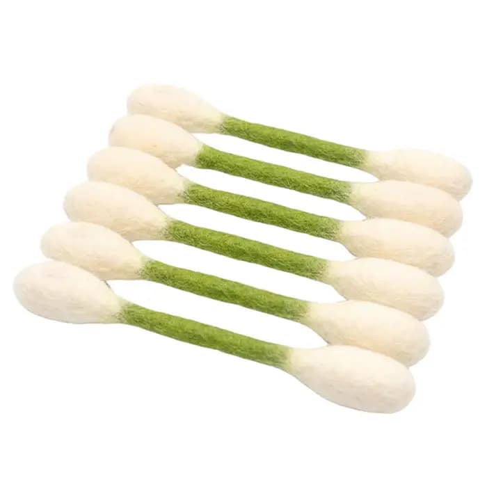 6 Jouets géants en forme de coton-tige pour chat avec herbe à chat