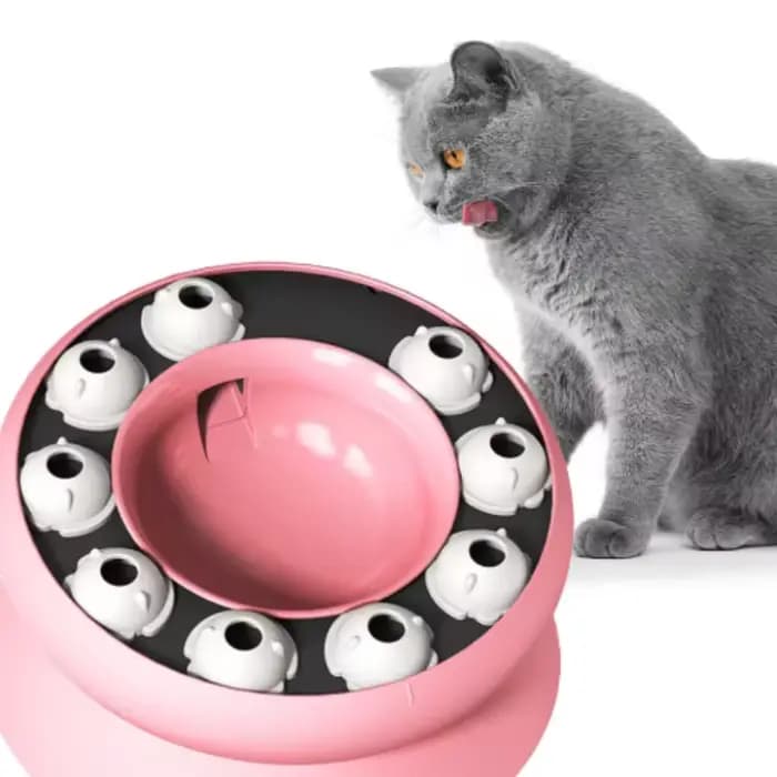 Jouets pour chats, bol à alimentation lente interactif