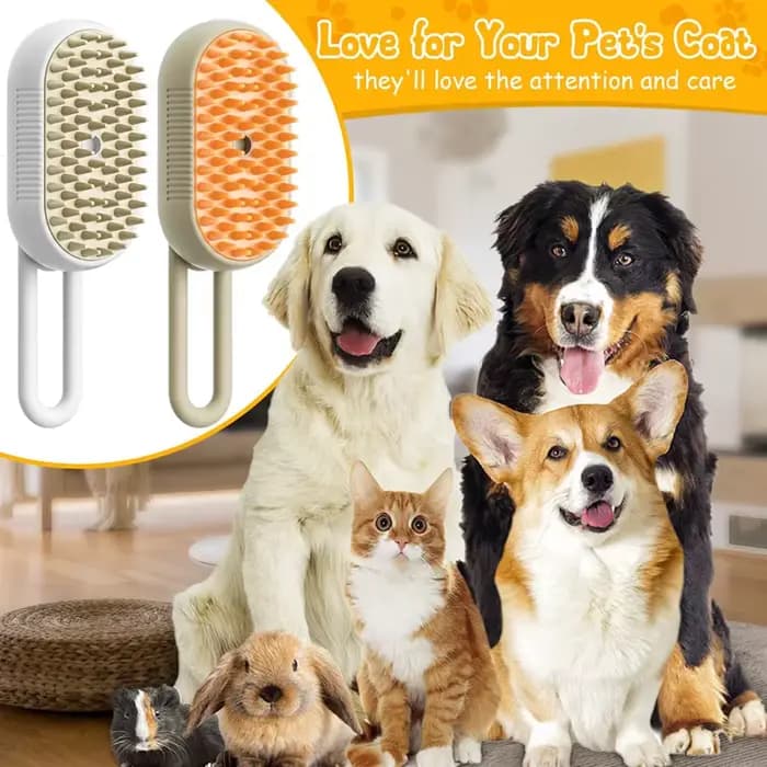 Brosse vapeur pour chat