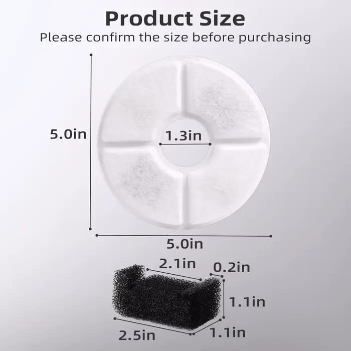 Remplacement de filtre de fontaine d'eau pour chat