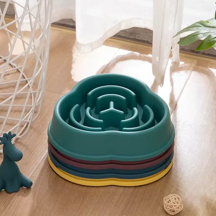 Bol de nourriture lente pour animaux de compagnie
