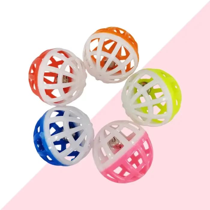 Lot de 10 jouets sonores en plastique pour chat