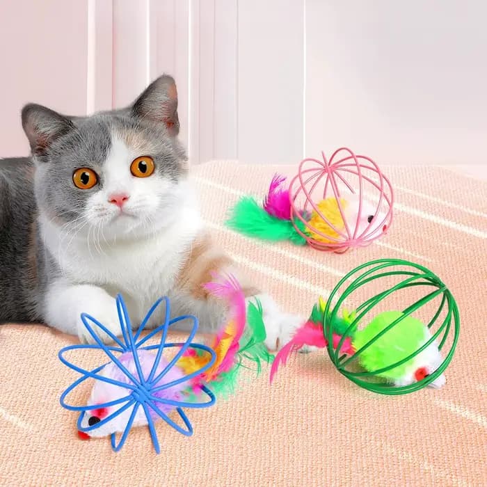 Balles de jouet pour chat