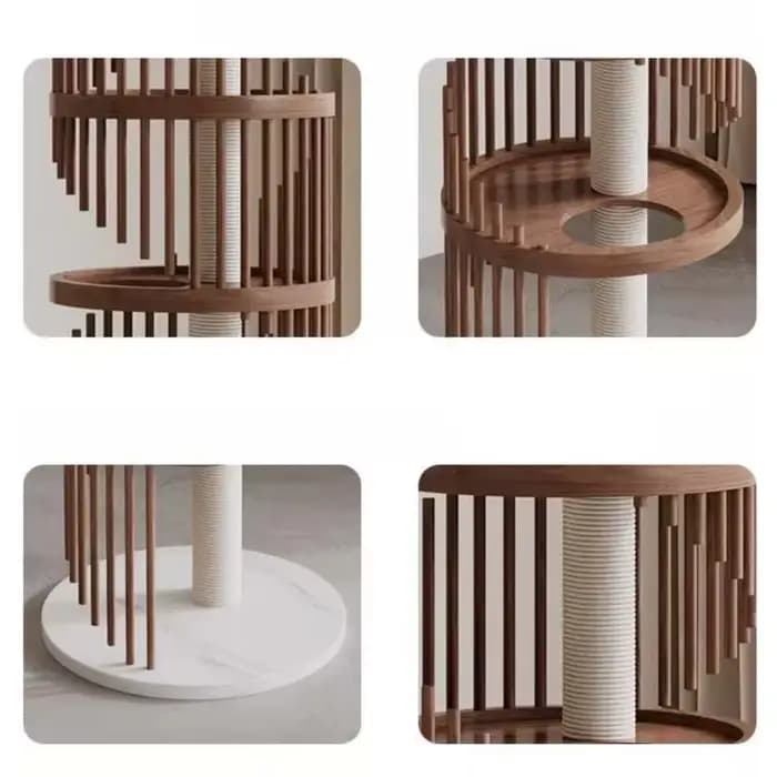 Condo pour chat multi-niveaux de luxe