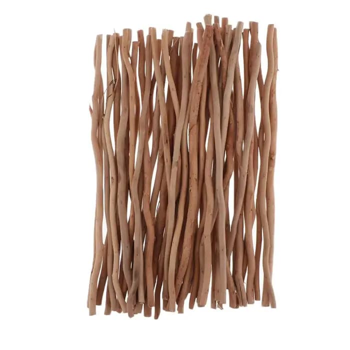 Ensemble de 50 bâtons de branches en bois naturel