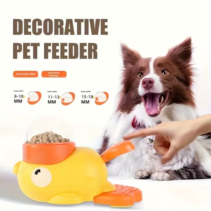Gamelle interactive anti-glouton pour animaux de compagnie