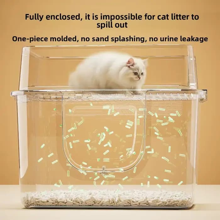 Litière automatique autonettoyante haut de gamme pour chat