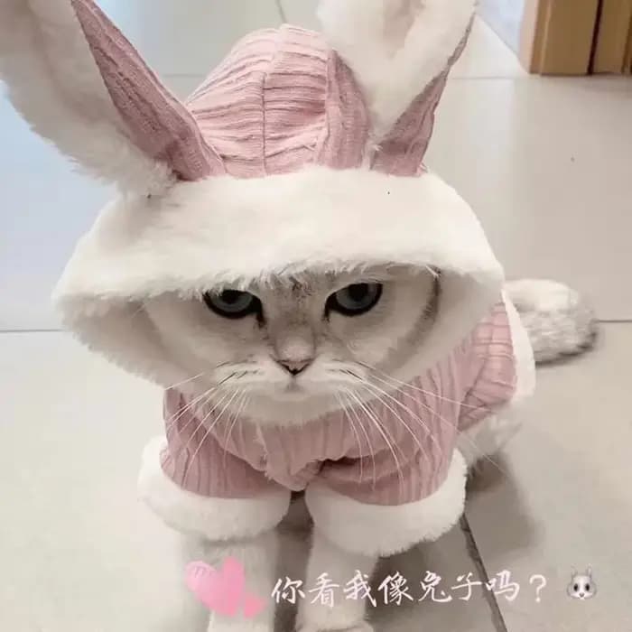 Pull d'hiver pour chat