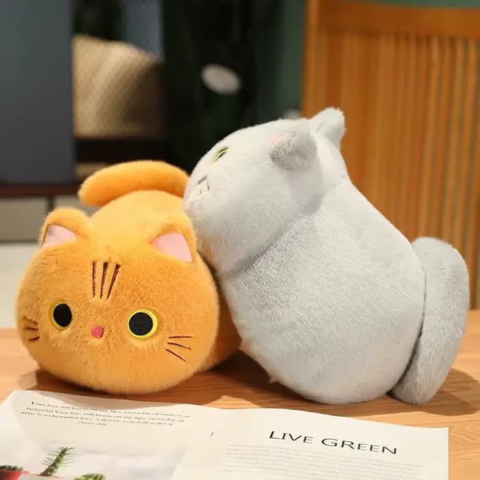 Jouet en peluche chat dessin animé Kawaii 25-50CM