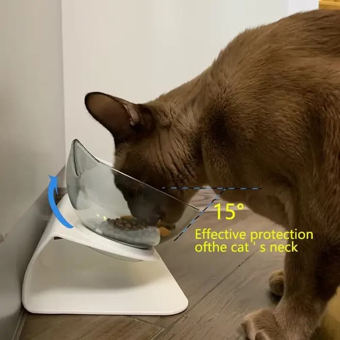 Bol Double antidérapant pour chat