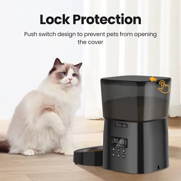 ROJECO mangeoire automatique pour chat animal de compagnie intelligent
