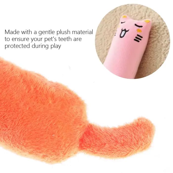 Jouet interactif en peluche pour chat