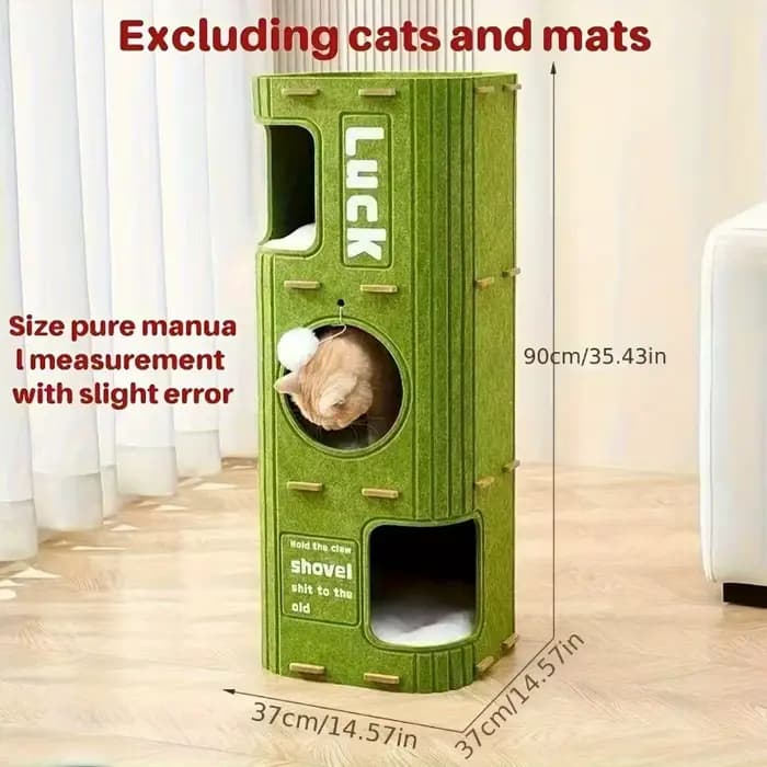 Côte pour chat 3D en forme d'arbre