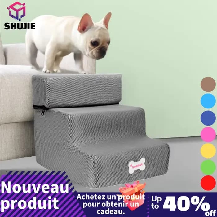 Maison pour Hot Dog, escaliers pour animaux de compagnie