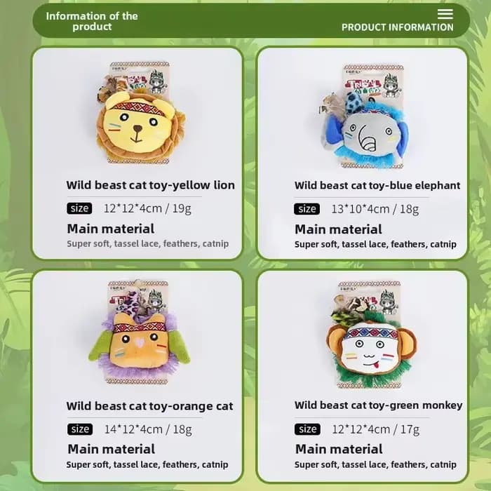 Jouets à mâcher en herbe-chats pour chats
