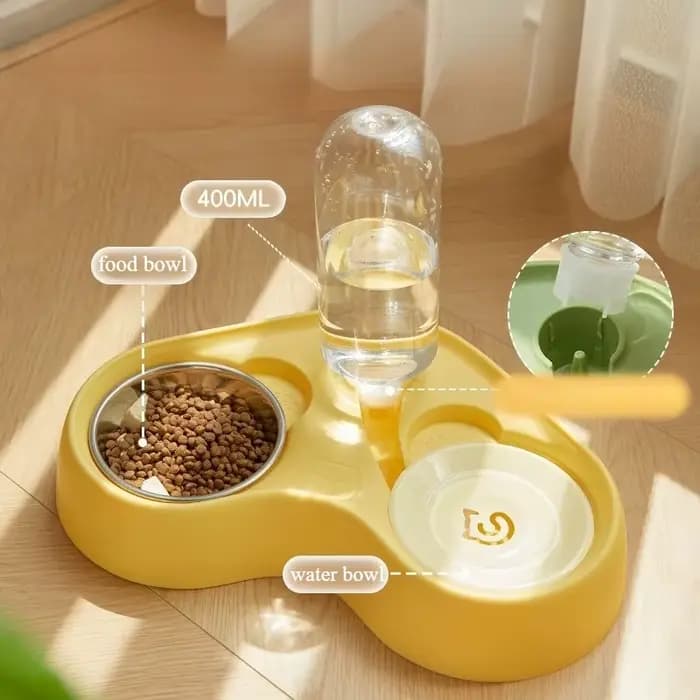 Nouvelle gamelle pour chat