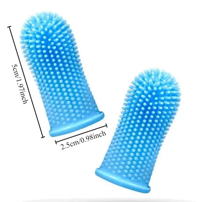 Chien Super doux animal de compagnie doigt brosse à dents nettoyage