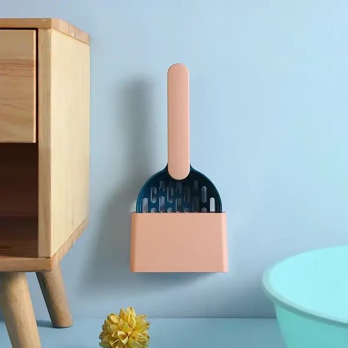 Ensemble de pelle à litière pour chat avec base