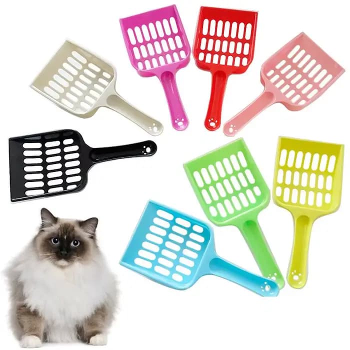 Pelle à cuillère à litière pour chat en plastique