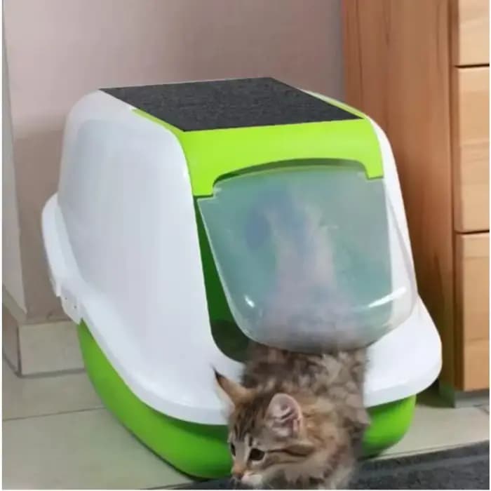 Maison 4 pièces filtre à litière pour chat charbon actif tampon désodorisant paquet