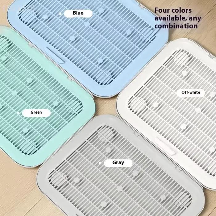 1 tapis filtrant pour litière pour chat à haute efficacité | Conception double couche avec fond Grippy et grande