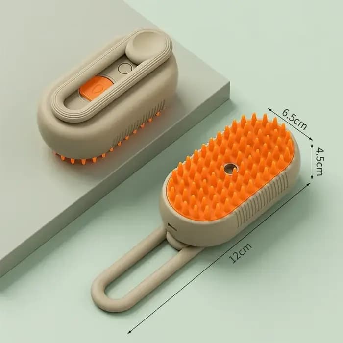 Brosse de Énergie à Vapeur 3 en 1 pour Chat et Chien