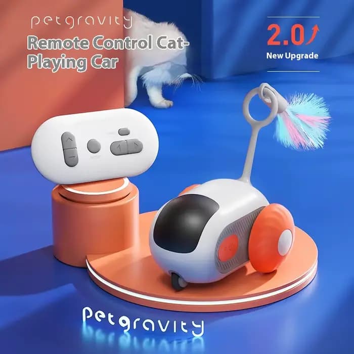 Jouet de voiture télécommandé Intelligent 2.0 pour chats