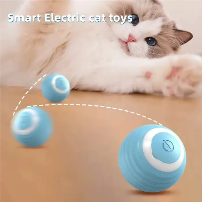 Balle Magique Interactive Électrique pour Chat, Jouet d'Entraînement pour Chaton à Mouvement existent
