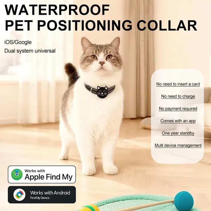 Collier de suivi GPS intelligent pour animaux de compagnie