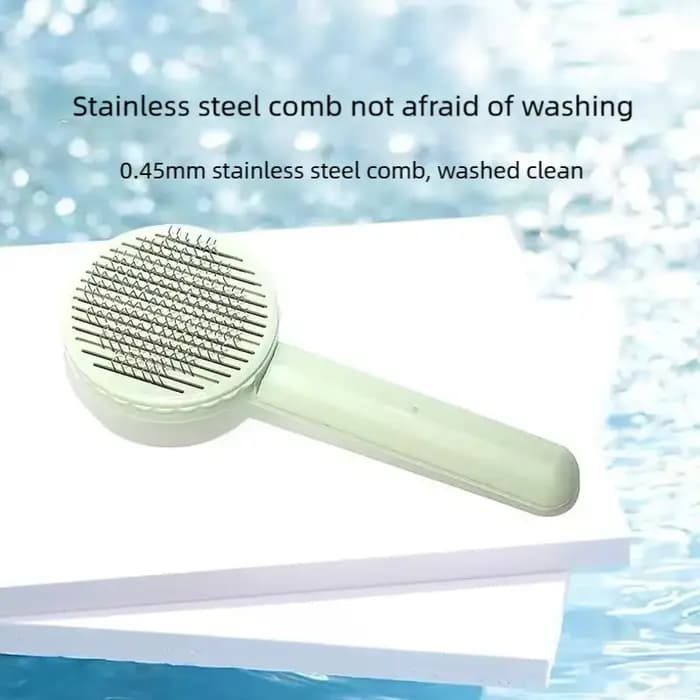 Brosse à poils pour chien, peigne pour chat, toilettage et soin, brosse pour chat en acier inoxydable, peigne pour chiens à poils longs, accessoires de nettoyage pour animaux de compagnie