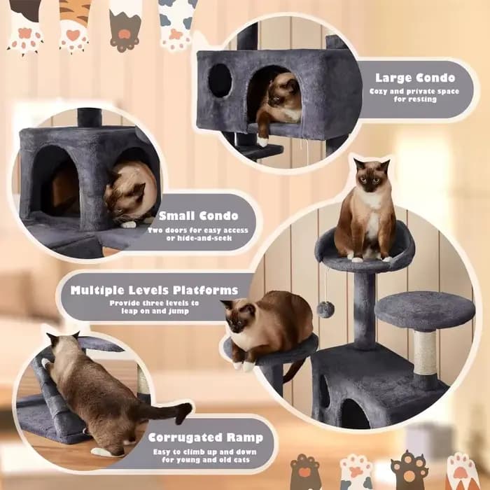 Arbre à chat, mobilier de luxe