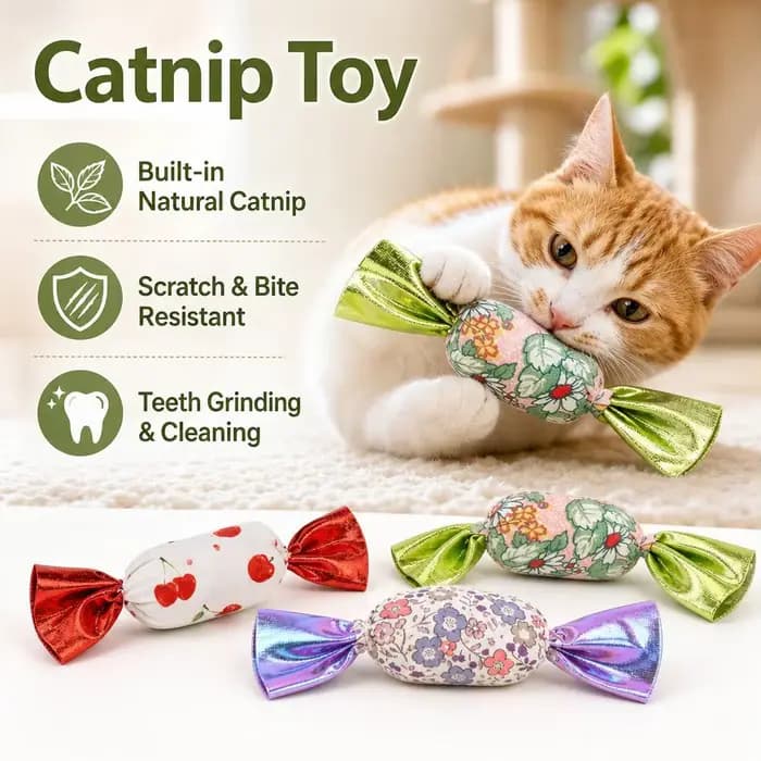 Jouets mignons à la catnip pour chats