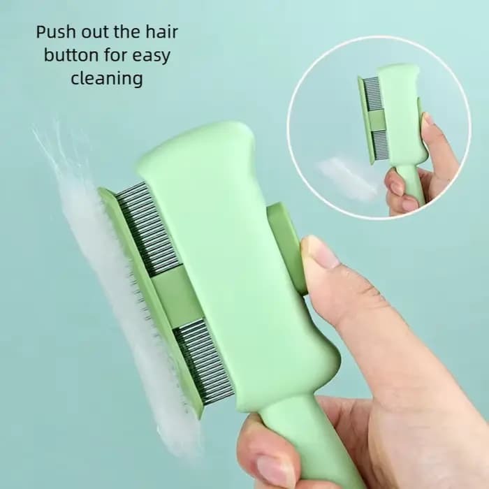 Brosse pour chat à poils courts et longs