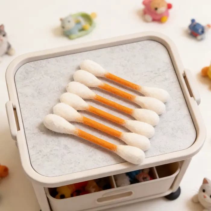 6 Jouets géants en forme de coton-tige pour chat avec herbe à chat