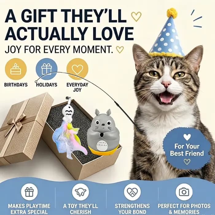 Jouet de pêche pour chat