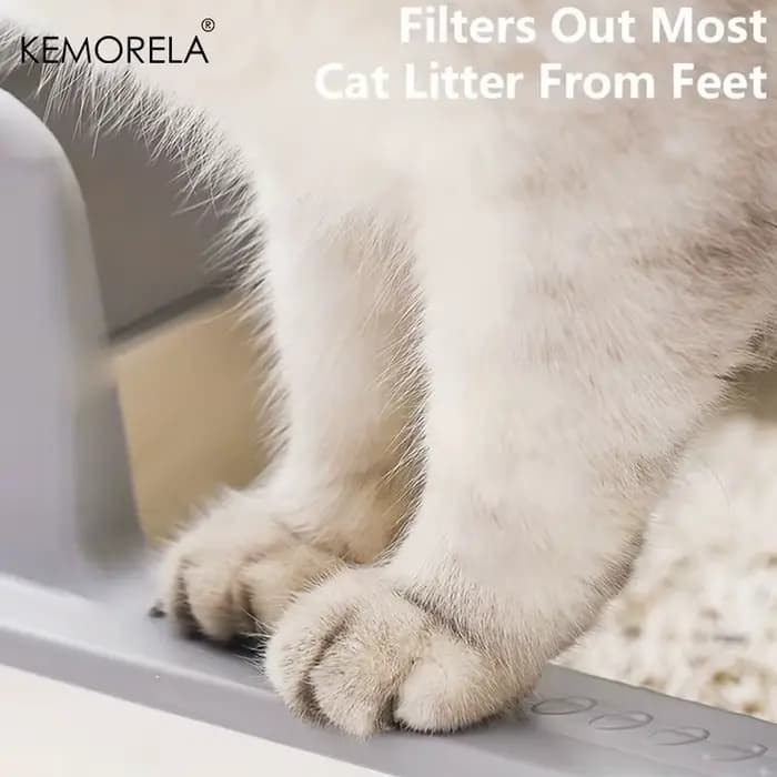 Bac à litière Extra Large en acier inoxydable pour chat