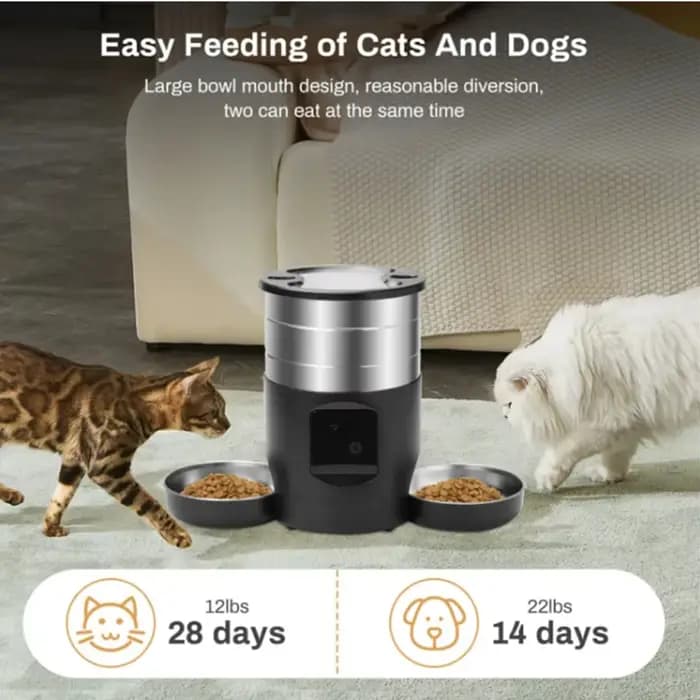 Distributeur de nourriture intelligent pour animaux de compagnie