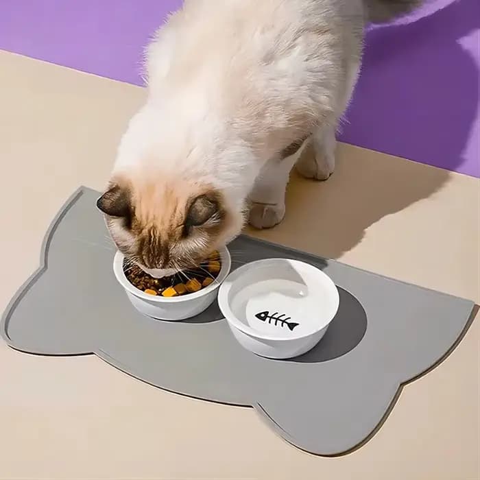 Tapis alimentaire en silicone pour animaux de compagnie
