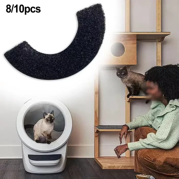 Filtres à charbon actif 8/10 pièces pour Robot à litière 4 | Filtre