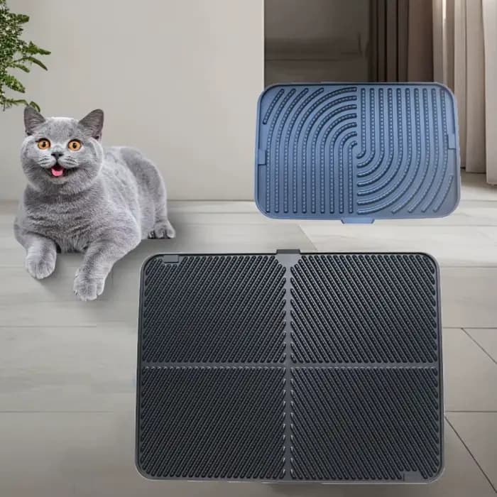 Tapis de litière en Silicone pour chat