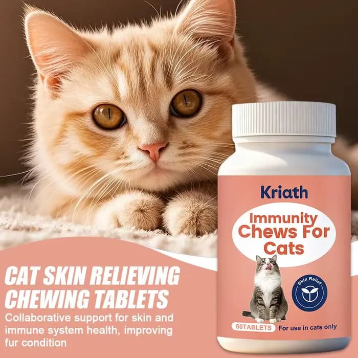 Complément alimentaire professionnel pour la santé de la peau des chats