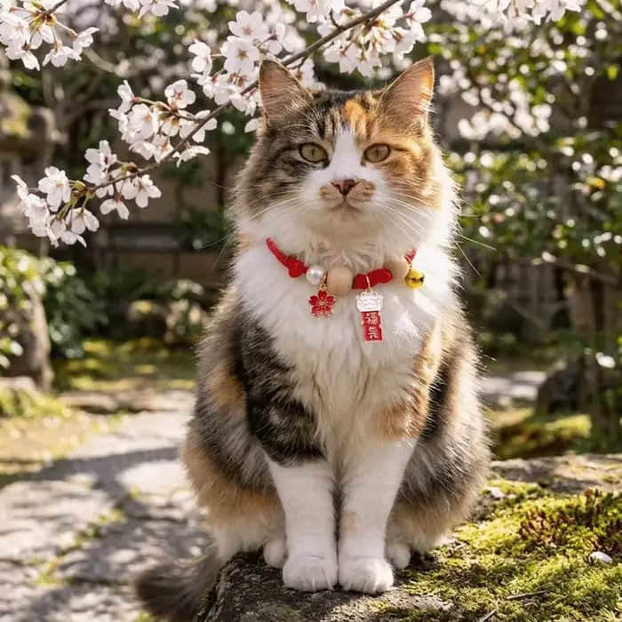 Collier anti-puces réglable pour chat