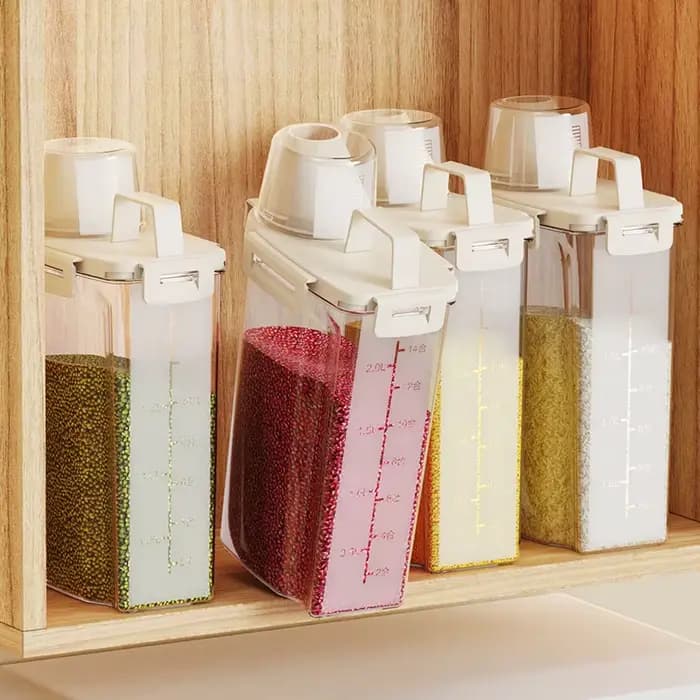Récipient de conservation des aliments pour animaux de compagnie de qualité supérieure avec joint hermétique – Durable