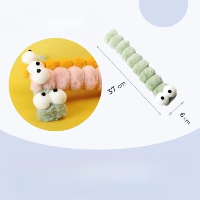 Jouets à mâcher interactifs pour chat Caterpillar Design