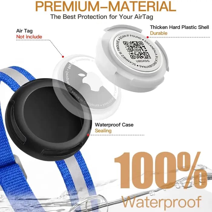 Collier pour animaux de compagnie avec support AirTag
