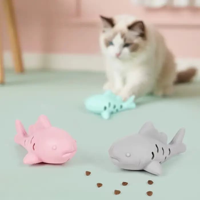 Jouet à mâcher interactif pour chat